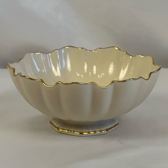 Lenox Accents Vintage Lenox Bon Bon Bowl Symphony W 24 K Gold Trim